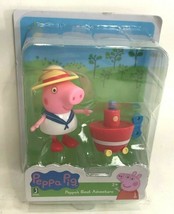 Peppa Pig Friends: Peppa&#39;s Boat Adventure 2.5&quot; Mini Figure Jazwares - £8.73 GBP