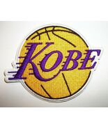 Kobe Bryant Los Angeles Lakers Embroidered PATCH~3 1/2" x x 2 3/4"~Iron ... - $4.85