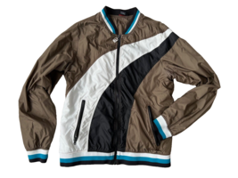 GSUS Industries Streetwear Brown Striped Multi Jacket ( L ) - $29.67