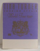 TINA TURNER - VINTAGE ORIGINAL CONCERT TOUR CLOTH BACKSTAGE PASS - £7.85 GBP