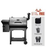 Z Grills Wood Pellet Grill n Smoker w Rain Cover 2.0 Pid Backyard Events... - £289.71 GBP