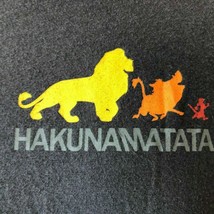 Disney The Lion King~ Hakunamatata ~ Long Sleeve Tee Shirt ~ Gray ~ Size Small - £17.88 GBP