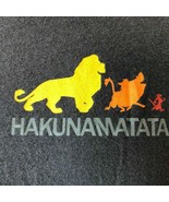 Disney The Lion King~ Hakunamatata ~ Long Sleeve Tee Shirt ~ Gray ~ Size... - $428.03 MXN