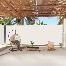 vidaXL Side Awning Cream - $263.25