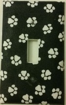 Paw Print Light Switch Plate Cover Home decor Outlets dogs cats pets Gif... - $10.49