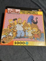 THE SIMPSONS Family on Couch Photomosaics Jigsaw Puzzle 1000 PC Robert Silvers - £7.91 GBP