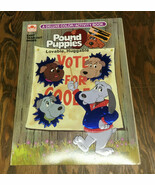 Vintage pound puppies  a deluxe color/activity book golden paperback  - $19.75
