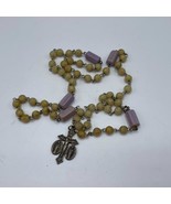 JMJ Be With Us On Our Way Jesus Mary Joseph Rosary - £42.98 GBP