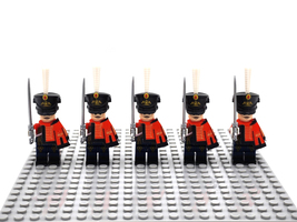 5pcs Napoleonic Wars Russian Guard Hussar Minifigures Toys - £10.38 GBP