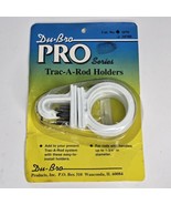 Trac-A-Rod Holders, White Du Bro 1070  - £18.93 GBP