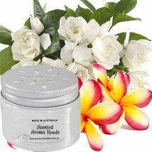 Frangipani Gardenia Jasmine Scented Aroma Beads Room/Car Air Freshener - £22.50 GBP+