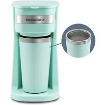 Personal Single-Serve Compact Coffee Maker Brewer Includes 14Oz. Stainless Steel - £49.54 GBP