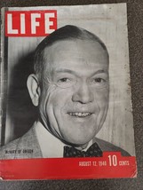 Life Magazine ~ August 12, 1940 ~ Sen McNary of Oregon ~ Vol. 9 ~ No. 7 ~  $0.10 - £17.34 GBP