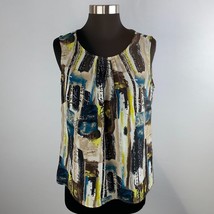 Christopher Banks Womens Small S Graffiti And Abstract Print Top - £12.22 GBP