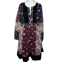 Anthropology Maeve Dress Women&#39;s Small Velvet Bohemian Boho Chic Cottage Core - £24.39 GBP