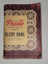 Vintage 1947 Presto Pressure Cooker Model &#39;40&#39; Recipe Book CookBook Original - £6.06 GBP