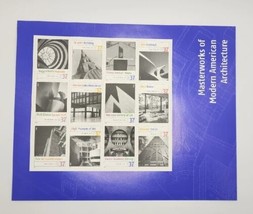 2004 USPS Masterwork of Modern American Architecture Stamp Sheet 12ct - ... - $9.99