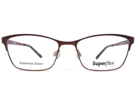 SuperFlex Eyeglasses Frames SF-529 C.3 Purple Red Cat Eye Rectangular 51-16-140 - £47.67 GBP