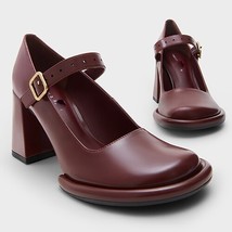 Platform mary jane shoes 2023 women trendy street thick heel women s pumps high quality thumb200