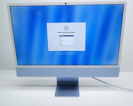 Apple iMac 24" Apple M4 16GB RAM 8-Core GPU 256GB SSD Blue - MWUF3LL/A image 2