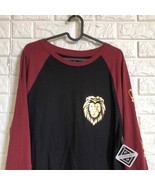 Upstander foil printed Lion “Savage” baseball tee size XL - $402.84 MXN