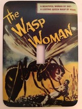 Wasp Woman Metal Switch Plate Movies - $9.25