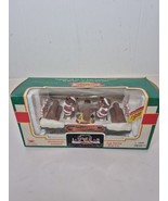Vtg New Bright Animated Bears Sawing Log Train Car Holiday Express 1986 ... - $510.85 MXN