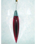 Baccarat Plume Ruby Red Crystal Chandelier Pendant Drop/Ornament 2103986... - $89.00