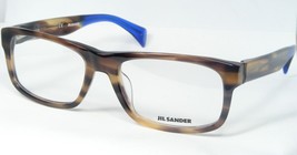 Jil Sander JS2711 282 Striped Brown Eyeglasses Glasses Frame 54-18-140mm - £108.25 GBP