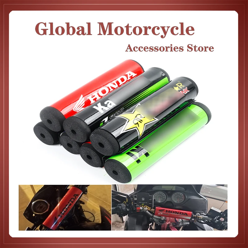 Round Handlebar Bar Pad 7/8&quot; Bike Motorcycle Cross Chest Protector For H... - $13.25+