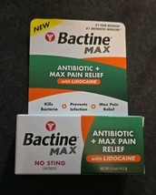Bactine MAX Antibiotic + Max Pain Relief No Sting Ointment with Lidocain... - $11.75