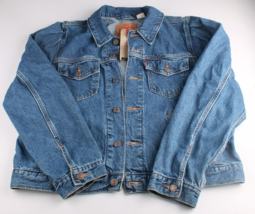 Levi&#39;s Originale Donna Puff Maniche Camionista Isabel Jean Giacca Taglia... - $69.97