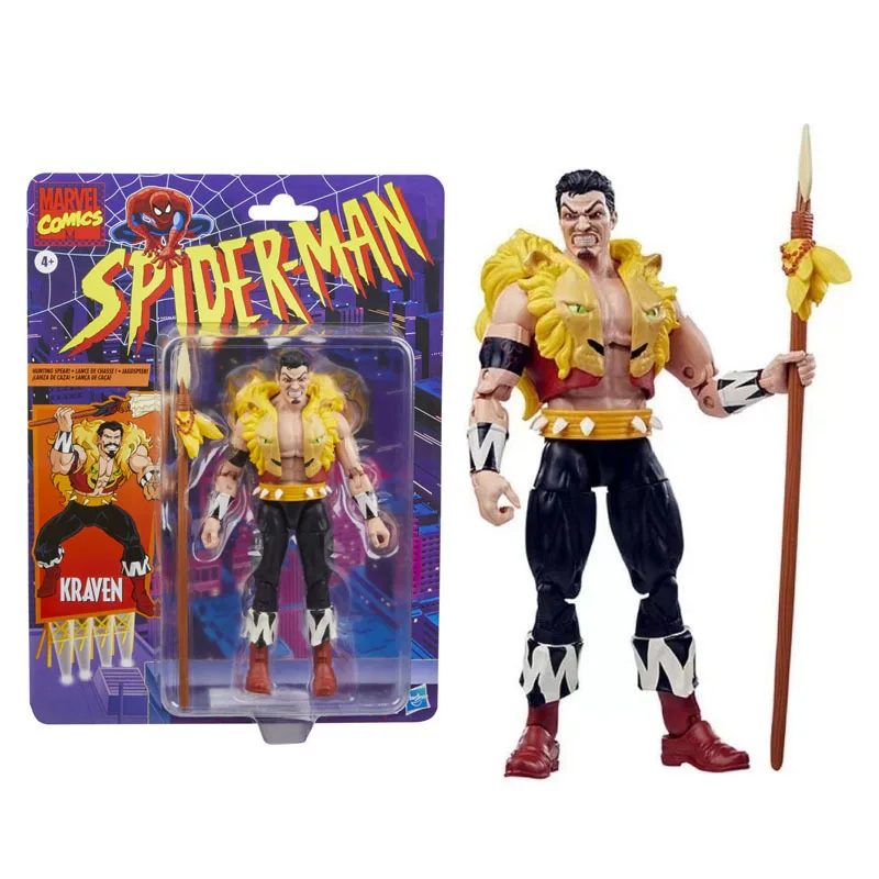 Marvel Legend Spider Man anime character enemy Kraven action character toy - £40.80 GBP