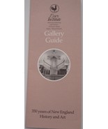 Vintage Essex Institute Gallery Guide Brochure Salem Massachusetts 1983 - $4.10 CAD