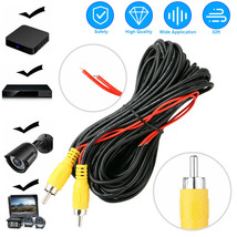 32FT Car Auto RCA Extension Video Cable Rear View Backup Camera &amp; Detection Wire - £13.43 GBP