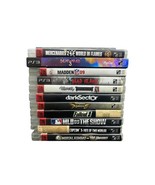 Lot of 12 Sony PS3 Games Madden 09, Mortal Kombat, Fallout 3, MLB 09+++ - $34.64