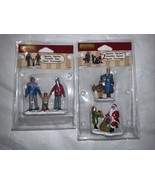Lemax Presents From Santa Christmas Village Figurines 92795 &amp; 92797 Lot - $40.70 CAD