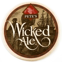 Beer Coaster Pete&#39;s Wicked Ale Gold Medal 1992 The Great American Beer Festival - £3.94 GBP