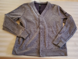 Nike Heather Gray Cardigan Sweater Mens Size medium - $29.69