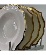 4 Soup Salad Plates Yedi Houseware 9” Gold Trim New - €47,08 EUR 4 Soup Salad Plates Yedi Houseware 9” Gold Trim New - €47,08 EUR