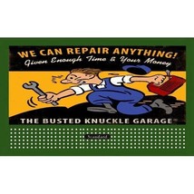 Busted Knuckle Garage Billboard Insert Lionel Compatible 310/American Flyer - £5.40 GBP