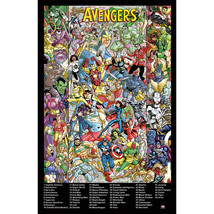 Avengers 60th Anniversary 5,000 Piece Jigsaw Puzzle Multi-Color - £77.68 GBP