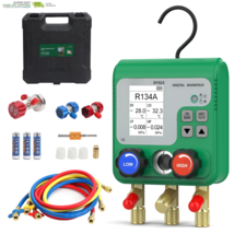 HVAC Digital Manifold Gauge Set 92 Refrigerants AC Gauge Set with Dual P... - $164.78