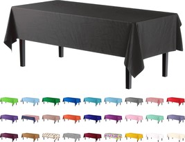 Premium Black table cover 54 x 108 (Pack of 12) - £24.03 GBP