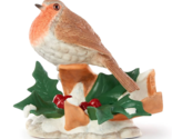 Lenox 2019 Robin Bird Figurine Annual Garden Bird Holly Berries Christma... - $49.88