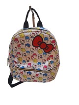 Sanrio Hello and Friends 10&quot; Mini Backpack Multicolor Front Pocket NEW - £21.89 GBP