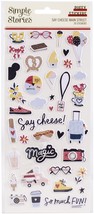 Say Cheese Main Street Puffy Stickers 39/Pkg-  - £6.54 GBP