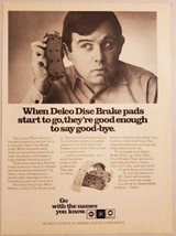 1976 Print Ad Delco Brake Pads Jerry Mathers Television Show Leave it to Beaver - £9.33 GBP