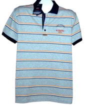 Paul&amp;Shark Yachting AUTHENTIC Gray Stripes Men&#39;s Cotton Italy Polo  Size M - £89.59 GBP
