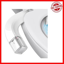Easy-to-Install Ultra-Slim Bidet Toilet Seat Attachment with Two Wash Modes - $40.58